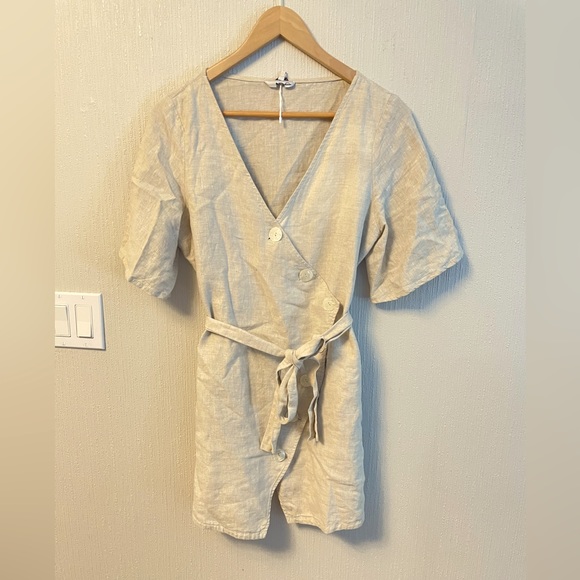 Linen Mini Dress - Picture 3 of 6